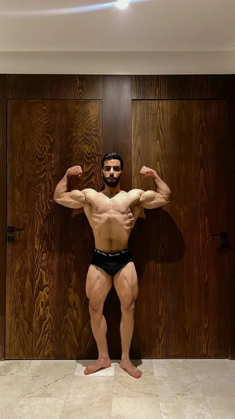 Fitness coach Morad, physique after transformation